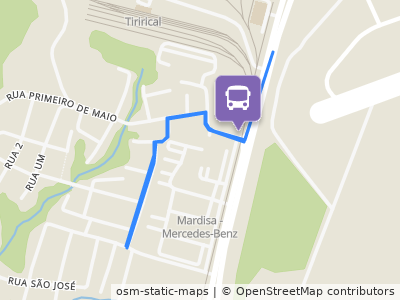 Mapa da parada