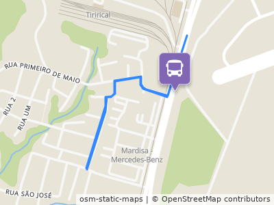 Mapa da parada
