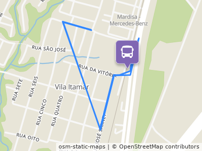 Mapa da parada