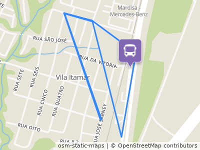Mapa da parada