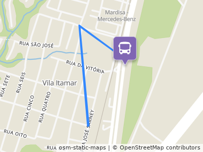 Mapa da parada