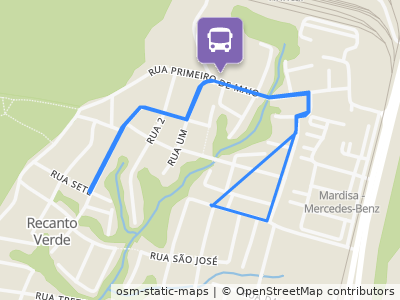 Mapa da parada