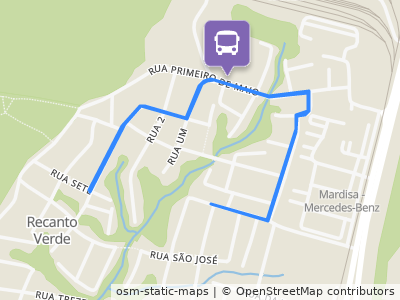 Mapa da parada