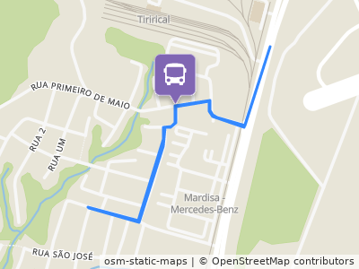 Mapa da parada