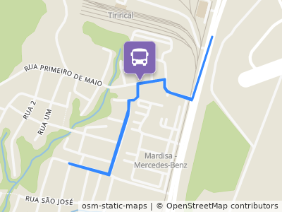 Mapa da parada