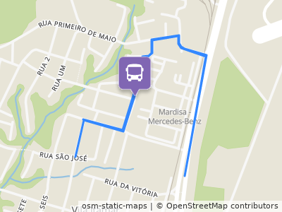 Mapa da parada