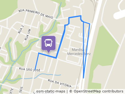 Mapa da parada