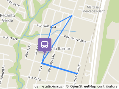 Mapa da parada