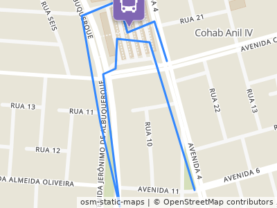 Mapa da parada