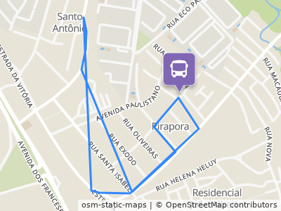 Mapa da parada