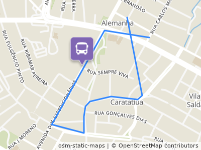 Mapa da parada