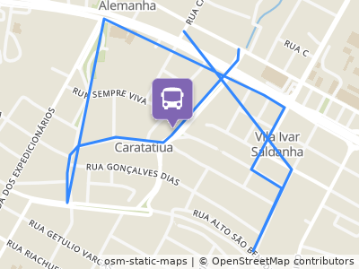 Mapa da parada