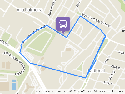 Mapa da parada