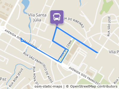 Mapa da parada