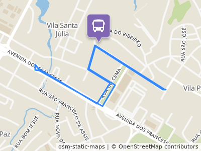 Mapa da parada