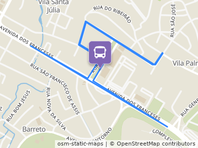 Mapa da parada