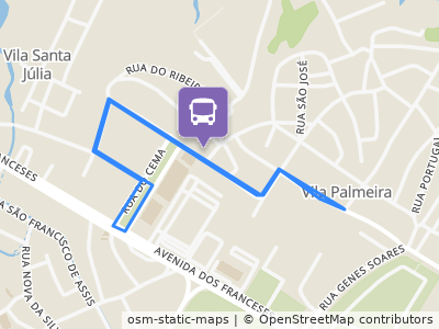 Mapa da parada