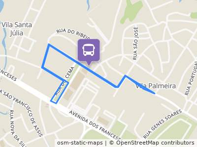 Mapa da parada