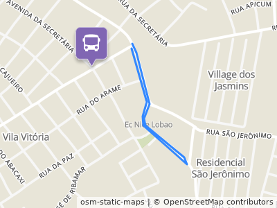 Mapa da parada