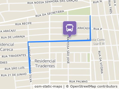 Mapa da parada
