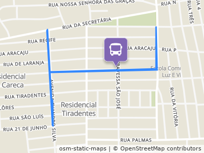 Mapa da parada