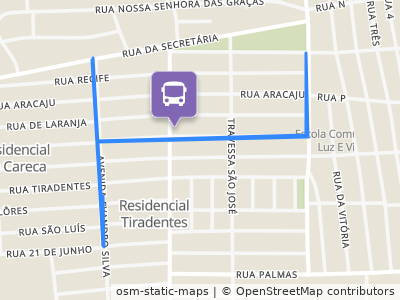 Mapa da parada