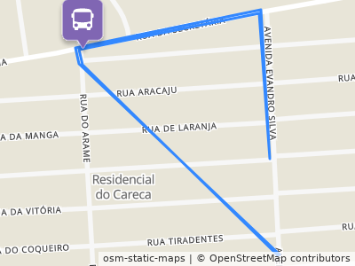 Mapa da parada