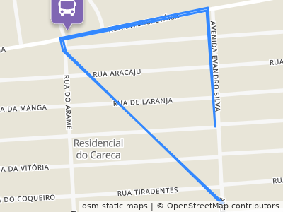 Mapa da parada
