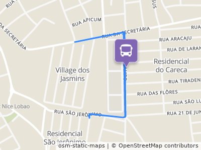 Mapa da parada