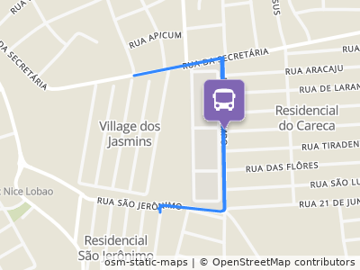 Mapa da parada