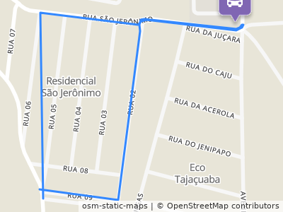 Mapa da parada