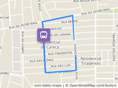 Mapa da parada