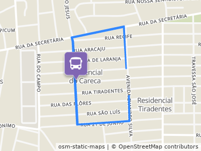 Mapa da parada