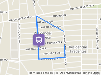 Mapa da parada