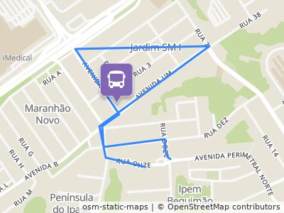 Mapa da parada