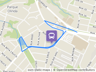 Mapa da parada