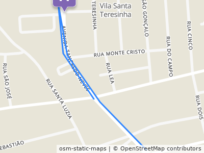 Mapa da parada