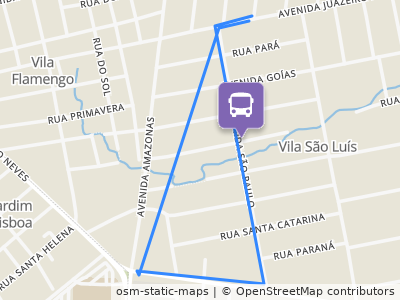 Mapa da parada