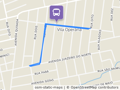 Mapa da parada