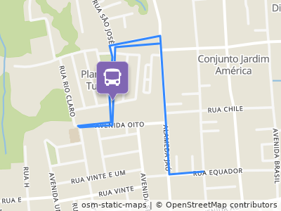 Mapa da parada