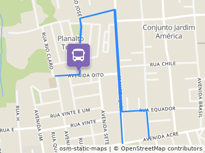 Mapa da parada