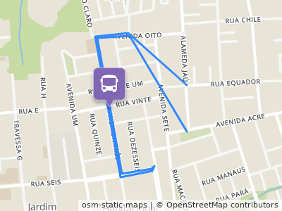 Mapa da parada