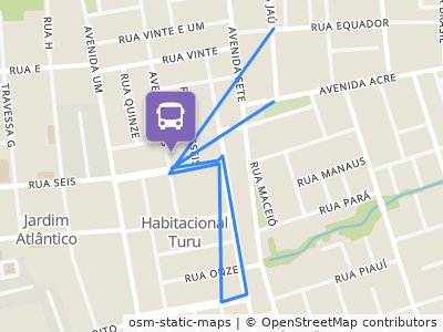 Mapa da parada