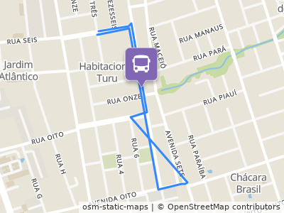 Mapa da parada
