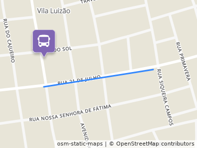 Mapa da parada