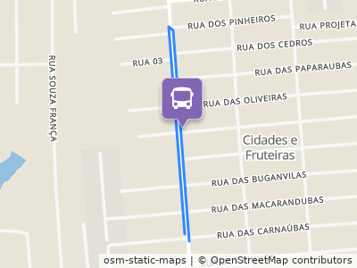Mapa da parada