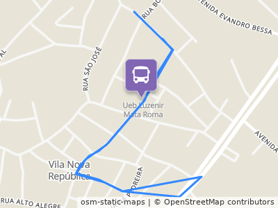 Mapa da parada