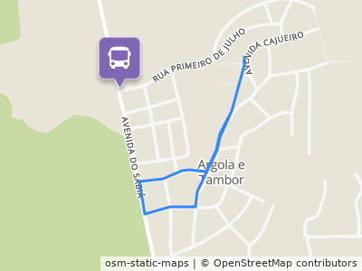 Mapa da parada
