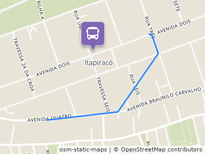 Mapa da parada