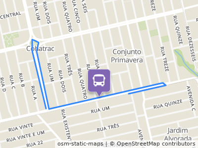 Mapa da parada